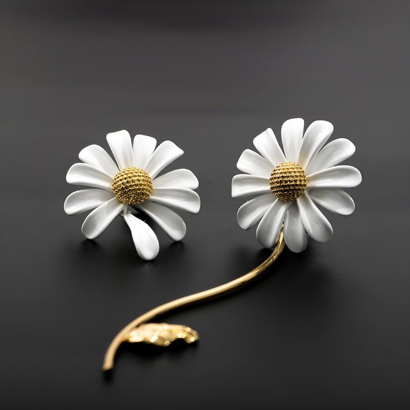 Daisy Flower Ohrringe - Die Freude der Natur - Juvenda