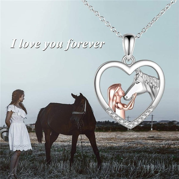 Horselover™ Halskette (1+1 FREE) - Einzigartig & Elegant - Juvenda