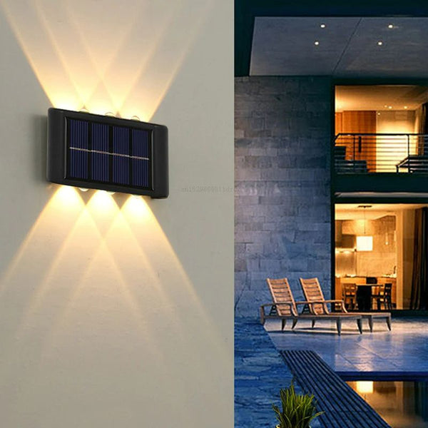 IllumiSun - solarbetriebene LED-Wandleuchte - Juvenda