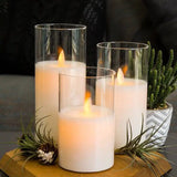 LuminaGlow - Realistisches flammenloses Kerzenset - Juvenda