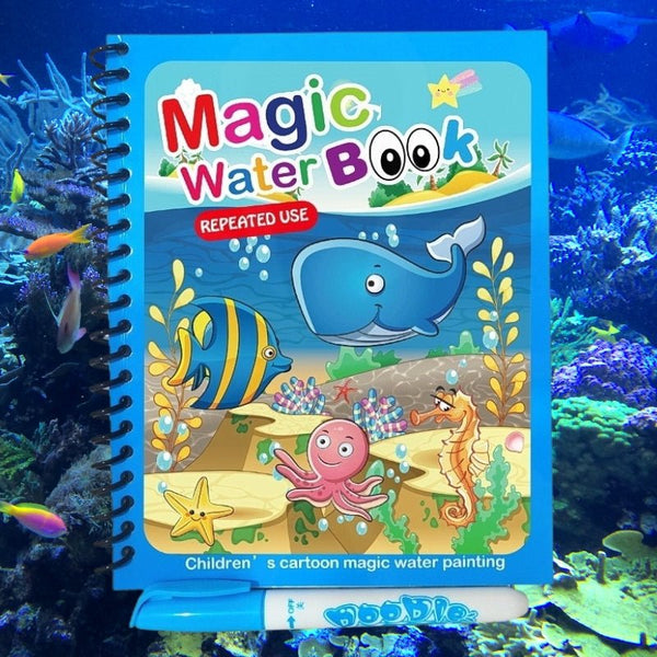 Magic Book™ - Erlebe die Magie des Ausmalens nur mit Wasser! - Juvenda