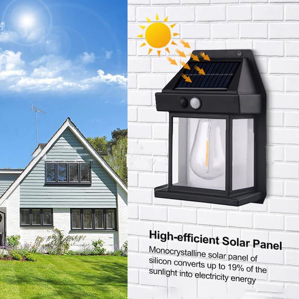 SolarSense™ - Solar-Induktionslampe für den Außenbereich - Juvenda